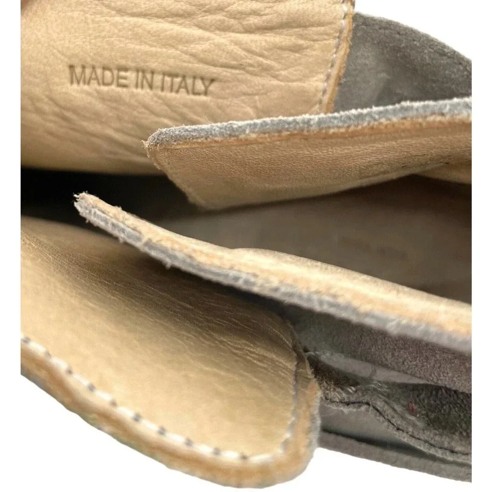 Rag & Bone Harrow Boots Women's Size 41 Ankle Suede Leather Granite Gray